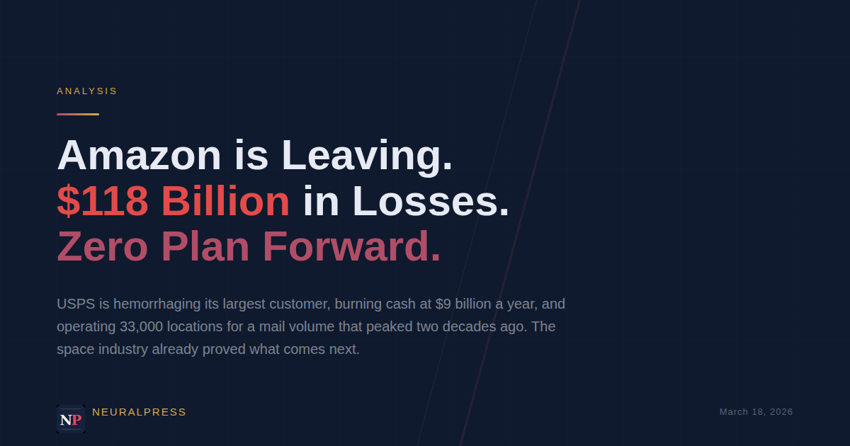 The Postal Service Has a Choice: Evolve or Become a Relic